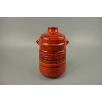 Vintage Vase/Ruscha Dekor Pompeji 876 | West German Pottery 60Er von ShabbRockRepublic
