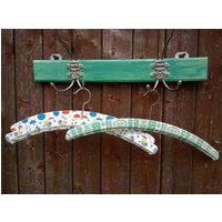Hakenleiste , Garderobenhaken Upcycling Two Faces Shabby Chic Handarbeit Von Pimp-Factory.de von ShabbyUnikate