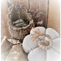 Big Olde Pumpkin - Kürbis Aus Altem Leinen Primitiv-Farmhouse Shabby Chic Unikat Big Olde Pumpkin - Kürbis Aus Altem Leinen Primitiv-Farmhouse Shabby Chic Unikat von ShabbyVintageHouseDE