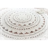 Teppich - Minoux 150 cm in Weiß Teppich - Minoux 150 cm in Weiß von ShabbyVintageHouseDE