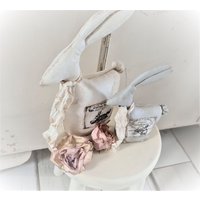 Vintage Hasen-Set - Shabbychic Unikat Primitiv Vintage Hasen-Set - Shabbychic Unikat Primitiv von ShabbyVintageHouseDE