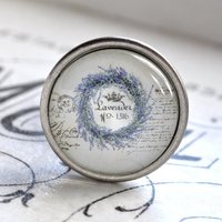 Metallknauf Möbelknopf Lavender No. 1316 von Shabbyflair
