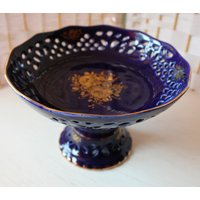 Servierplatte Fuß-Schale Schale M. Fuß Servierplatte Fuß-Schale Schale M. Fuß von Shabbyhome12