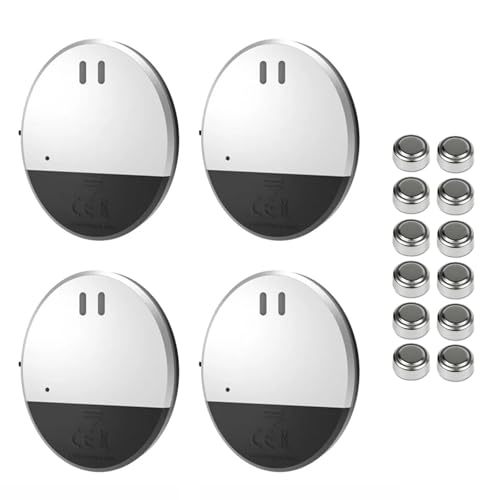 Shackcom 4 Stück Fensteralarm Türalarm Selbstklebend Alarm Fenster 130dB mit Wireless Magnetsensor für Home Security Einbruchschutz Türalarmsensor mit Batterien Shackcom 4 Stück Fensteralarm Türalarm Selbstklebend Alarm Fenster 130dB mit Wireless Magnetsensor für Home Security Einbruchschutz Türalarmsensor mit Batterien von Shackcom