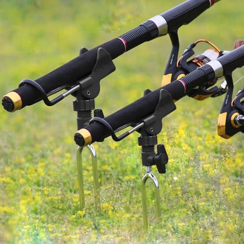 Shackcom Edelstahl Rutenhalter Angelrute Halter Ruten Ständer Rutenablage Halterung Einstellbar Fishing Rod Holder zum Angeln-1 Paar Shackcom Edelstahl Rutenhalter Angelrute Halter Ruten Ständer Rutenablage Halterung Einstellbar Fishing Rod Holder zum Angeln-1 Paar von Shackcom