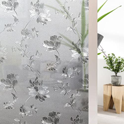 Shackcom Fensterfolie Selbsthaftend Blickdicht Sichtschutzfolie Fenster 90x400CM Milchglas Fensterfolie Anti-UV Dekorfolie für Bad Küche Büro Zuhause-Z005 Shackcom Fensterfolie Selbsthaftend Blickdicht Sichtschutzfolie Fenster 90x400CM Milchglas Fensterfolie Anti-UV Dekorfolie für Bad Küche Büro Zuhause-Z005 von Shackcom