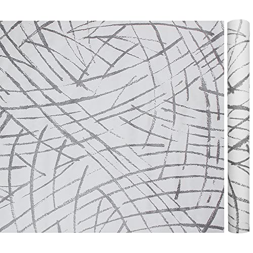 Shackcom Selbstklebende Tapete 44.5x600cm Wasserdicht Selbstklebend Klebefolie Selbstklebend Wandaufkleber für Heimdekoration-Strich Zeichnungen Must von Shackcom
