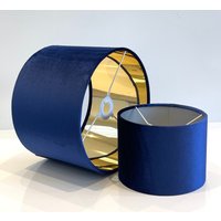 Neuer Luxus-Premium-Glamour-Samtstoff Mit Gebürstetem Metallics-Futterlampenschirm-Pendelleuchte in Mehreren Größen Neuer Luxus-Premium-Glamour-Samtstoff Mit Gebürstetem Metallics-Futterlampenschirm-Pendelleuchte in Mehreren Größen von ShadesByWoodpecker