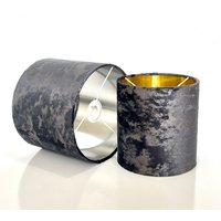 Neuer Luxus-Samt Mitternachts-Dunkelgrauer Polstersilberfolie-Lampenschirm Und Pendelleuchte-Schirm Mit Kupferverkleidung Neuer Luxus-Samt Mitternachts-Dunkelgrauer Polstersilberfolie-Lampenschirm Und Pendelleuchte-Schirm Mit Kupferverkleidung von ShadesByWoodpecker