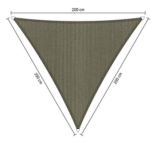 Shadow Comfort Schattensegel Sonnenschutz Wasserdurchlässig HDPE Gartenmarkise für Außen Garten Terrasse UV Block - Dreieck 2x2m - Desert Storm Shadow Comfort Schattensegel Sonnenschutz Wasserdurchlässig HDPE Gartenmarkise für Außen Garten Terrasse UV Block - Dreieck 2x2m - Desert Storm von Shadow Comfort