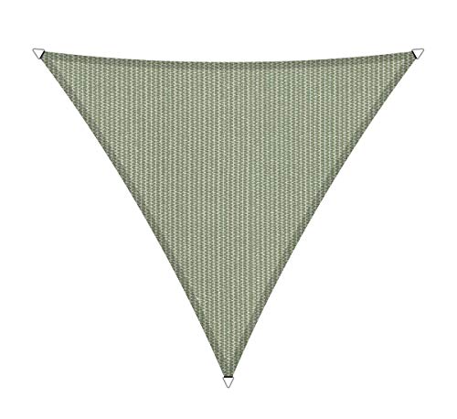 Shadow Comfort Schattensegel Sonnenschutz Wasserdurchlässig HDPE Gartenmarkise für Außen Garten Terrasse UV-Block - Dreieck 3,6x3,6x3,6x3,6m - Moonstone Green von Shadow Comfort