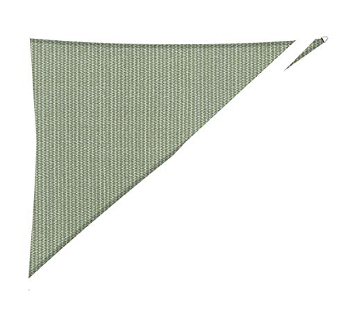Shadow Comfort Schattensegel Sonnenschutz Wasserdurchlässig HDPE Gartenmarkise für Außen Garten Terrasse UV Block - Dreieck 4x5x6,40m - Moonstone Green von Shadow Comfort