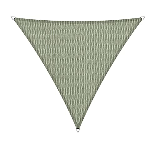 Shadow Comfort Schattensegel Sonnenschutz Wasserdurchlässig HDPE Gartenmarkise für Außen Garten Terrasse UV Block - Dreieck 5x5m - Moonstone Green von Shadow Comfort