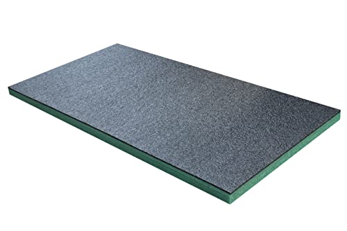Shadow Foam Medium Sheet - 1000mm x 500mm | Schneiden und Abziehen Schaumstoff für Werkzeugkasten-Organisation (30mm, Blaugrün) von Shadow Foam