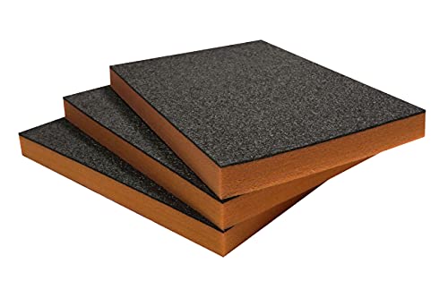 Shadow Foam Multi-Packs - Pack of 3: 600mm x 420mm x 50mm | Cut and Peel Foam für Werkzeugkästen, Werkzeugkisten, Flight Cases & Werkzeugaufbewahrung | Lean, 5S, Kaizen & Lagerkästen von Shadow Foam