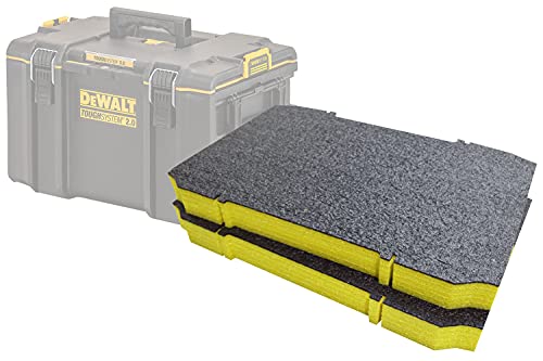 Shadow Foam ToughSystem 2.0 Schaumstoffeinlagen für DeWalt ToughSystem 2.0 Werkzeugkästen von Shadow Foam