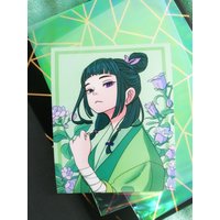 Kuriose Apotheke Im Frühling - Farbenfroher Kunstdruck von ShadowBloomArt