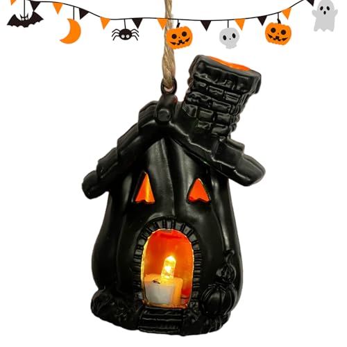 Shaersu Halloween-Beleuchtung Geisterhaus Dekoration,Beleuchtetes Halloween Dorfhaus - Kürbis-Grusel-Gothic-Deko Beleuchtung Für Haus Party Garten Shaersu Halloween-Beleuchtung Geisterhaus Dekoration,Beleuchtetes Halloween Dorfhaus - Kürbis-Grusel-Gothic-Deko Beleuchtung Für Haus Party Garten von Shaersu