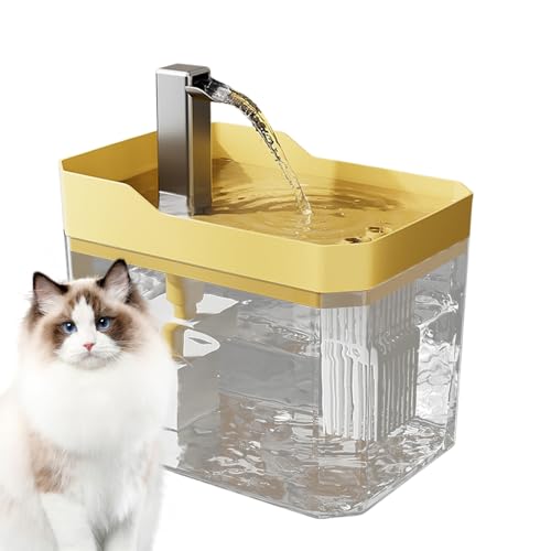 Shaersu Haustierwasserspender - Automatischer zirkulierender Trinker für Haustier | Ruhige Hunde und Katzen Wasserspender für mehrimale Haushalte, Innenräume, Wohnung Shaersu Haustierwasserspender - Automatischer zirkulierender Trinker für Haustier | Ruhige Hunde und Katzen Wasserspender für mehrimale Haushalte, Innenräume, Wohnung von Shaersu