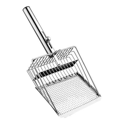 Shaersu Katzenstreu Schaufel,Katzenschaufel Mit Haken Und Loch - Siebfunktion Zur Geruchskontrolle Für Haustierkitten Reinigung Shaersu Katzenstreu Schaufel,Katzenschaufel Mit Haken Und Loch - Siebfunktion Zur Geruchskontrolle Für Haustierkitten Reinigung von Shaersu