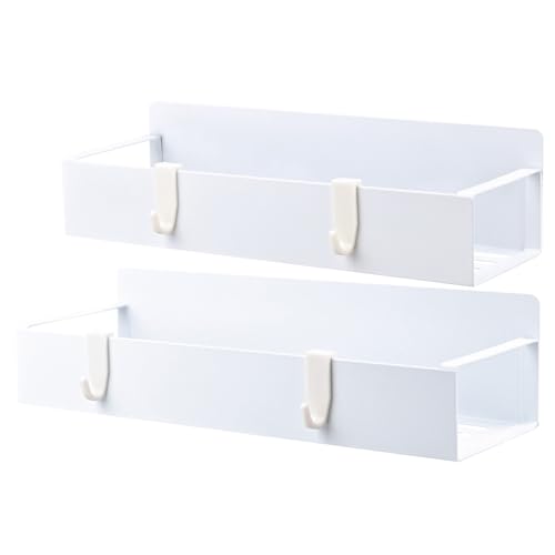 Shaersu Kühlschrank Becherhalter mit Magnet - Kühlschrank Wasserbecher mit Magnet - 2 Stück Set für die Aufbewahrung von Tassen in der Küche mit 4 Haken, für Esszimmer, Mikrowelle und von Shaersu