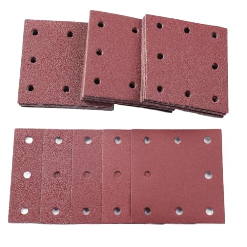 Shaersu Schleifpapier Sortiment | 120 Stück Schleifpapier Für Bastelarbeiten - 10,9x11,4 cm Schleifblätter Für Möbel Betonboden Oberflächenbearbeitung Shaersu Schleifpapier Sortiment | 120 Stück Schleifpapier Für Bastelarbeiten - 10,9x11,4 cm Schleifblätter Für Möbel Betonboden Oberflächenbearbeitung von Shaersu