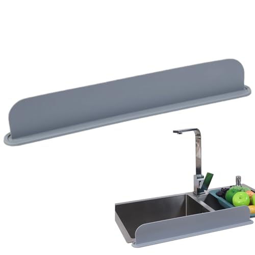 Wasserspritzschutz für die Küche, 52 cm Silikon Wasserspritzschutz, wiederverwendbar Küchenspüle Spritzschutz, für Badezimmer Wasserhahn und Geschirrspülen, Küchenspüle Wasserspritzschutz für die Küche, 52 cm Silikon Wasserspritzschutz, wiederverwendbar Küchenspüle Spritzschutz, für Badezimmer Wasserhahn und Geschirrspülen, Küchenspüle von Shaersu