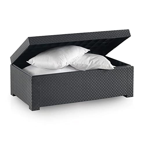 Shaf - Diva | Aufbewahrungsbox Garten mit Deckel | Balkon Möbel für Terrasse oder Garten - Anthrazit Shaf - Diva | Aufbewahrungsbox Garten mit Deckel | Balkon Möbel für Terrasse oder Garten - Anthrazit von Shaf