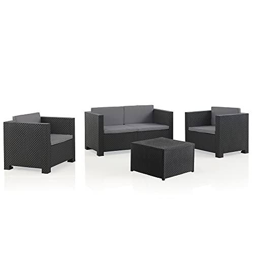 WellHome Black Garden Outdoor Möbelset von Shaf
