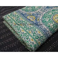 Kantha Quilt, Quilt Queen, Reine Baumwolle Bettbezug, Tagesdecke, Full Size Suzani Print New Home Decor von ShahinTextileStore