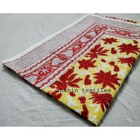 Wunderschönes Farbschema Hand Block Print Baumwoll Bettlaken Bettlaken, Sanganer Print Jaipur Berühmte Baumwolle Top Selling Qualitätslaken von ShahinTextileStore