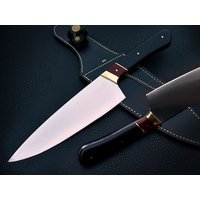 Kochmesser D2 Stahl 13 " Jagd Fix Klinge Skkiner Messer Micarta Griff Mit Lederscheide Am Besten Zum Jahrestag Geschenk von ShahraizUSA