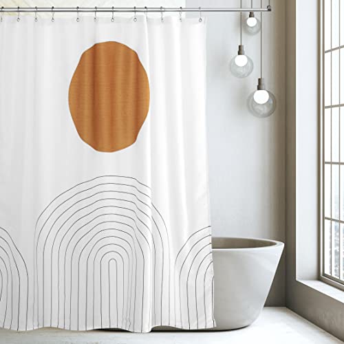 Shaina Sun and Arches Boho Duschvorhang 183 x 183 cm – abstraktes und minimalistisches Design – wasserdichter Stoff – AztekenSüdwestKunstwerk für jedes BohoBadezimmerDekor – schöne Shaina Sun and Arches Boho Duschvorhang 183 x 183 cm – abstraktes und minimalistisches Design – wasserdichter Stoff – AztekenSüdwestKunstwerk für jedes BohoBadezimmerDekor – schöne von Shaina