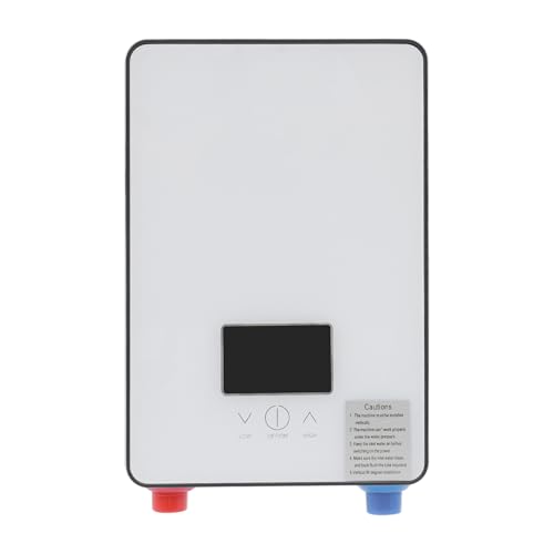 6,5 KW Durchlauferhitzer Elektrische mit LED Temperaturanzeige & Duschset, Instant Water Heater, Druckloser Klein-Durchlauferhitzer Berührungssteuerung 6,5 KW Durchlauferhitzer Elektrische mit LED Temperaturanzeige & Duschset, Instant Water Heater, Druckloser Klein-Durchlauferhitzer Berührungssteuerung von Shalmidor