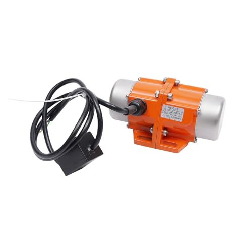 Einzelphase Vibrationsmotor 220V, Kleiner Motorvibrator 3000U/min, IP65 Mini-Vibrationsmotor, Rüttelsieb Elektrisch, Mehrzweckmotor für Bergba Chemie Metallurgie Kohle Elektrizität Bauwesen (50W) von Shalmidor