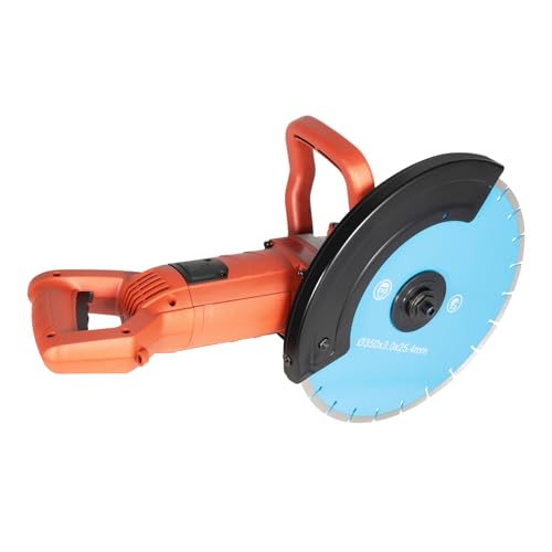 Elektrische Betonsäge 3000W, Hochleistungs-Kreissäge mit Drehbarer Griff, Elektrische Steinsäge Schnitttiefe 135mm, Steinschneidemaschine Nass/Trocken Scheibensäge mit Wasserrohr, Staubunterdrückung von Shalmidor