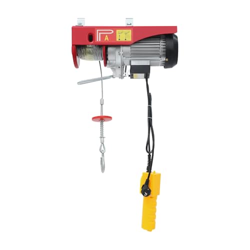 Elektrische Seilwinde 800Kg, Seilzug Motorwinde 1300W Kupfermotor, Elektrische Seilhebezug Max Hubhöhe 12m, Drahtseildurchmesser 5mm verdickt, Seilhebezug Kettenzug, Schutzklasse IP40 Elektrische Seilwinde 800Kg, Seilzug Motorwinde 1300W Kupfermotor, Elektrische Seilhebezug Max Hubhöhe 12m, Drahtseildurchmesser 5mm verdickt, Seilhebezug Kettenzug, Schutzklasse IP40 von Shalmidor