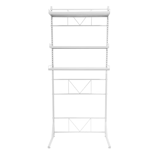 Shalmidor Storage Rack on Three-Layer Wall-Mounted White Floor-Standing Washing Machine von Shalmidor