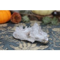 A + Lemurian Klarquarz Gruppe, Mit Seepocken Quarz Formation Einschlüssen Und Beeindruckenden Regenbögen, 3, 5 Oz Kristall Aus Brasilien von ShamanicCrystals