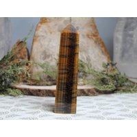 A ++ Tigers Eye Tower, 42 G Kristallspitze Aus Indonesien von ShamanicCrystals