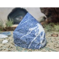 Aa + Sodalith Kristall-Generator-Spitze, 14, 1 Unzen, Rohe Kante Mit Top-Politur, Aus Brasilien von ShamanicCrystals