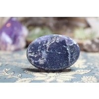 Aa + Traubenachat Polierter Kristall Scheibenstein Mit Druzy, 3, 2 Unzen Stein Aus Indonesien von ShamanicCrystals
