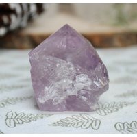 Aa + Ultra Clear Amethyst Kristall Generatorspitze Mit Regenbögen, Top-Schliff Und Offener Kante, 4, 1 Oz Aus Brasilien von ShamanicCrystals