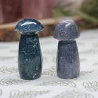 Aa + Traubenachat Pilz Paar Mit Druzy, 1.7 Oz Geschnitzte Violette Kristallpilze Aus Indonesien von ShamanicCrystals