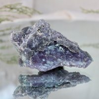 Trauben Achat Kristallstufe Mit Druzy, 1.8 Oz, A + Qualität, Violetter Und Türkiser Kristall Aus Indonesien von ShamanicCrystals