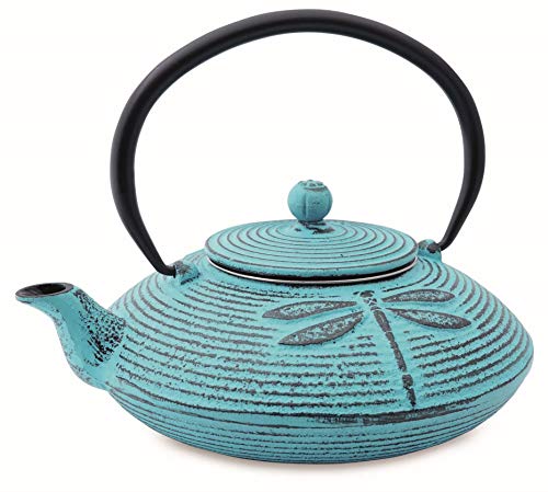 Shamila Eisen-Teekanne Dragonfly türkis von Shamila