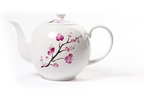 Shamila Teekanne Cherry Blossom ohne Stövchen - Teebecher - Tee - Teetasse - Tasse - Kanne von Shamila