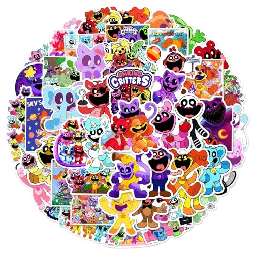 100stk Lächelnde Tiere Erschreckendes Lächeln Kleine Tier Graffiti Aufkleber - Wasserfeste Vinyl Stickers für Wasserbecher, Anime, DIY Dekoration 100stk Lächelnde Tiere Erschreckendes Lächeln Kleine Tier Graffiti Aufkleber - Wasserfeste Vinyl Stickers für Wasserbecher, Anime, DIY Dekoration von Shamoparty