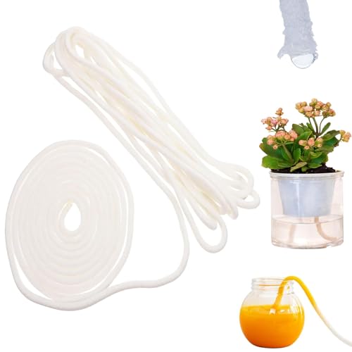 Selbstaufsaugendes, wasserdurchlässiges Baumwollseil 8mm X 10m - Diy Automatisches BewäSserungssystem FüR Zimmerpflanzen, BlumentöPfe Und Hydroponik Selbstaufsaugendes, wasserdurchlässiges Baumwollseil 8mm X 10m - Diy Automatisches BewäSserungssystem FüR Zimmerpflanzen, BlumentöPfe Und Hydroponik von Shamoparty