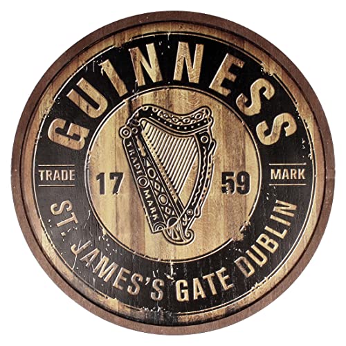 Guinness Holzschild Bottletop 05632 von Guinness